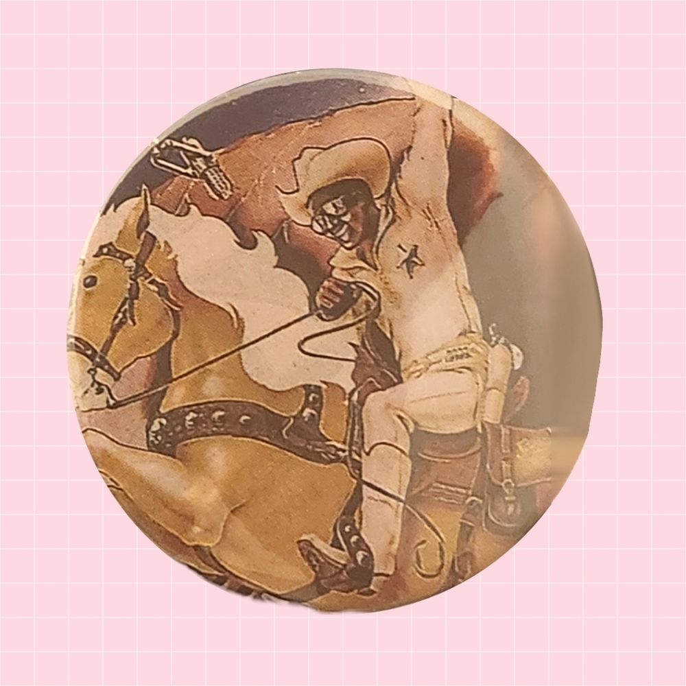 Blazing Saddles 2" Pin